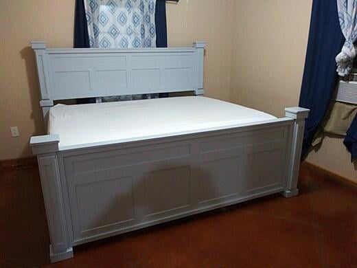 Bed with drawers